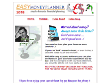 Tablet Screenshot of easymoneyplanner.co.uk